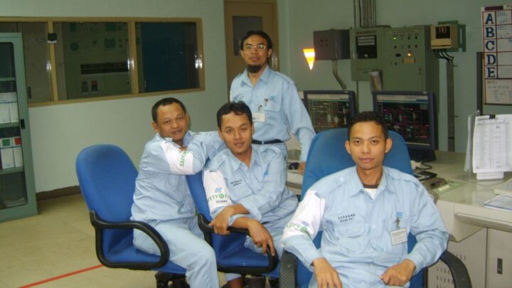 Bersama Rekan Pabrik di Cilegon