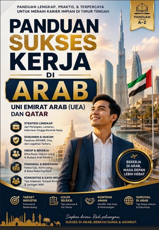 Cover Ebook Panduan Sukses Kerja di Arab